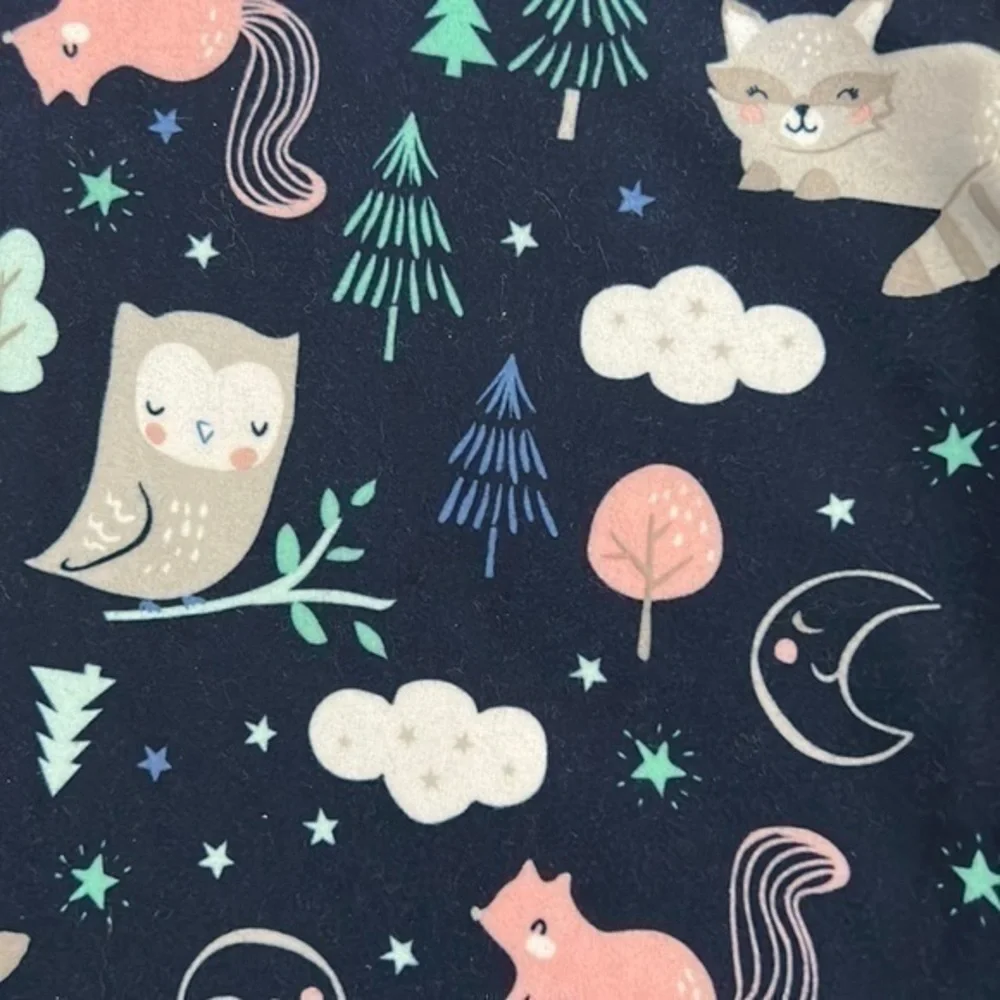Owl Carter’s Pajamas Set Size 4T Pink & Blue NWT